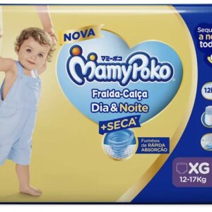Fralda Calça Mamypoko Dia&Noite Xg 52 Unidades