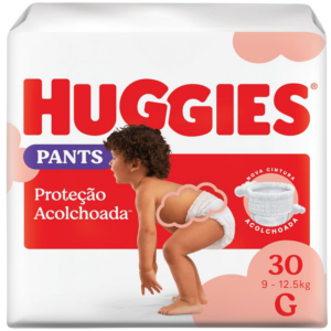 Fralda Pants Huggies Proteção Acolchoada - G